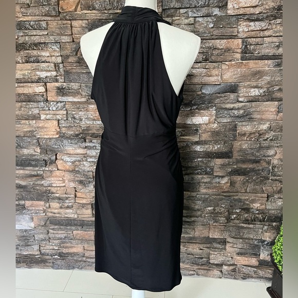 Elegant Black Halter Dress - Picture 2 of 10